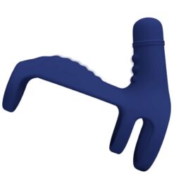 Comprar PRETTY LOVE - ELISH ANILLO VIBRADOR CON EXTENSIÓN AZUL al mejor precio - Envíos Discretos