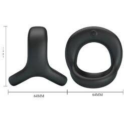 Comprar PRETTY LOVE - ELLIOTT ANILLO VIBRADOR NEGRO al mejor precio - Envíos Discretos