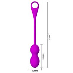 Comprar PRETTY LOVE - ELVIRA BOLAS VIBRADORAS RECARGABLE MORADO al mejor precio - Envíos Discretos