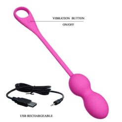 Comprar PRETTY LOVE - ELVIRA BOLAS VIBRADORAS RECARGABLE ROSA al mejor precio - Envíos Discretos