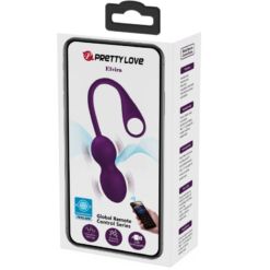 Comprar PRETTY LOVE - ELVIRA KEGEL BALLS APP CONTROL REMOTO MORADO al mejor precio - Envíos Discretos