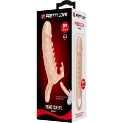 Comprar PRETTY LOVE - EMMIT FUNDA PARA PENE + ESTIMULADOR DE CLÍTORIS NATURAL al mejor precio - Envíos Discretos