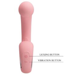 Comprar PRETTY LOVE - ERYNNYES VIBRADOR PUNTO G + ESTIMULADOR CLÍTORIS 10 VIBRACIONES ROSA al mejor precio - Envíos Discretos