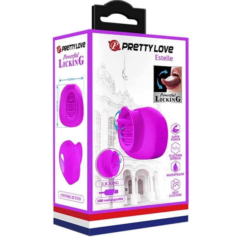 PRETTY LOVE - ESTELLE LENGUA ESTIMULADORA CLÍTORIS 12 VIBRACIONES MORADO - piKanteo | Despierta tu lado más piKante Comprar PRETTY LOVE - ESTELLE LENGUA ESTIMULADORA CLÍTORIS 12 VIBRACIONES MORADO al mejor precio - Envíos Discretos