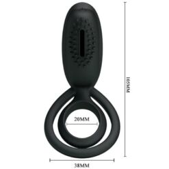 Comprar PRETTY LOVE - ESTHER ANILLO VIBRADOR CON ESTIMULADOR al mejor precio - Envíos Discretos