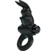 Comprar PRETTY LOVE - EXCITING RING ANILLO VIBRADOR RABBIT 10 VIBRACIONES NEGRO al mejor precio - Envíos Discretos