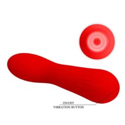 Comprar PRETTY LOVE - FAUN VIBRADOR RECARGABLE ROJO al mejor precio - Envíos Discretos
