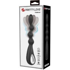 Comprar PRETTY LOVE - FEDERER VIBRADOR ANAL 12 VIBRACIONES NEGRO al mejor precio - Envíos Discretos