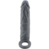 Comprar PRETTY LOVE - FUNDA DE PENE DE PIEL REALÍSTICA GRIS OSCURO al mejor precio - Envíos Discretos