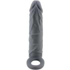 Comprar PRETTY LOVE - FUNDA DE PENE DE PIEL REALÍSTICA GRIS OSCURO al mejor precio - Envíos Discretos
