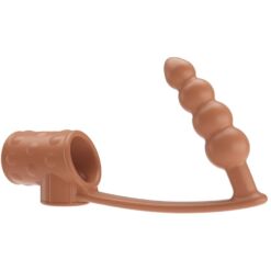 Comprar PRETTY LOVE - FUNDA PARA PENE CON PLUG ANAL NATURAL al mejor precio - Envíos Discretos