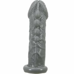 Comprar PRETTY LOVE - FUNDA REALÍSTICA ALARGADORA Y RETARDANTE PARA PENE GRIS al mejor precio - Envíos Discretos