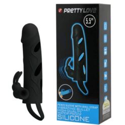 Comprar PRETTY LOVE - FUNDA SILICONA CON VIBRACIÓN 14 CM 1.0 al mejor precio - Envíos Discretos