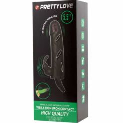 Comprar PRETTY LOVE - FUNDA SILICONA CON VIBRACIÓN 14 CM 2.0 al mejor precio - Envíos Discretos