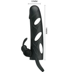 Comprar PRETTY LOVE - FUNDA SILICONA CON VIBRACIÓN 14 CM 2.0 al mejor precio - Envíos Discretos