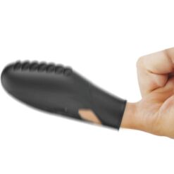 Comprar PRETTY LOVE - GILO VIBRADOR DE DEDO SILICONA NEGRO al mejor precio - Envíos Discretos