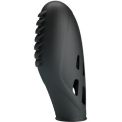 Comprar PRETTY LOVE - GILO VIBRADOR DE DEDO SILICONA NEGRO al mejor precio - Envíos Discretos