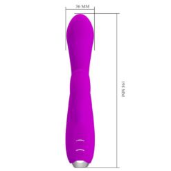 Comprar PRETTY LOVE - GLORIA VIBRADOR CONEJO RECARGABLE-IMPERMEABLE MORADO al mejor precio - Envíos Discretos