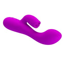 Comprar PRETTY LOVE - GLORIA VIBRADOR CONEJO RECARGABLE-IMPERMEABLE MORADO al mejor precio - Envíos Discretos