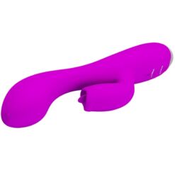 Comprar PRETTY LOVE - GLORIA VIBRADOR CONEJO RECARGABLE-IMPERMEABLE MORADO al mejor precio - Envíos Discretos
