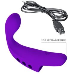 Comprar PRETTY LOVE - GORGON VIBRADOR DE DEDO RECARGABLE MORADO al mejor precio - Envíos Discretos