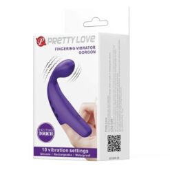 Comprar PRETTY LOVE - GORGON VIBRADOR DE DEDO RECARGABLE MORADO al mejor precio - Envíos Discretos
