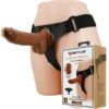 Comprar PRETTY LOVE - HARNESS BRIEFS ARNÉS UNIVERSAL CON DILDO MICHEAL 20 CM NEGRO al mejor precio - Envíos Discretos