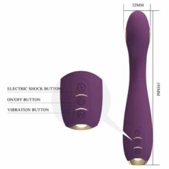 Comprar PRETTY LOVE - HECTOR VIBRADOR ELECTROSHOCK POR CONTROL POR APP LILA al mejor precio - Envíos Discretos