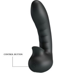 Comprar PRETTY LOVE - HOBGOBLIN FUNDA VIBRADORA PARA DEDO 12 VIBRACIONES + ESTIMULADOR CLÍTORIS NEGRO al mejor precio - Envíos Discretos