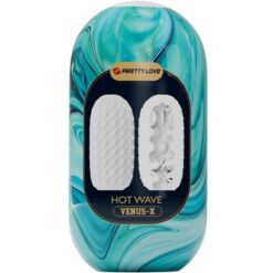 Comprar PRETTY LOVE - HOT WAVE MASTURBADOR MASCULINO SILICONA BLANCO al mejor precio - Envíos Discretos