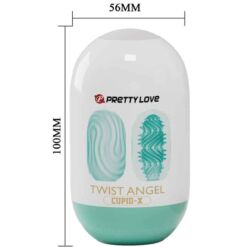 Comprar PRETTY LOVE - HUEVO MASTURBADOR TWIST ANGEL CUPID al mejor precio - Envíos Discretos