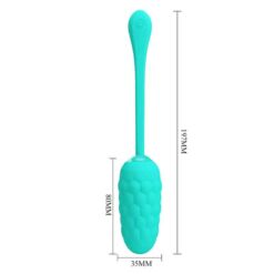 Comprar PRETTY LOVE - HUEVO VIBRADOR CON TEXTURA MARINA RECARGABLE VERDE AGUA al mejor precio - Envíos Discretos