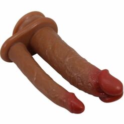 Comprar PRETTY LOVE - HULBERT DOBLE DILDO REALÍSTICO CON VIBRACIÓN MULATO al mejor precio - Envíos Discretos