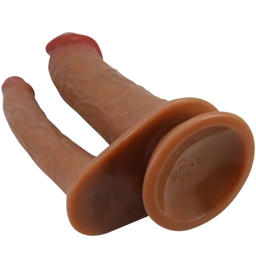 PRETTY LOVE - HULBERT DOBLE DILDO REALÍSTICO CON VIBRACIÓN MULATO - piKanteo | Despierta tu lado más piKante Comprar PRETTY LOVE - HULBERT DOBLE DILDO REALÍSTICO CON VIBRACIÓN MULATO al mejor precio - Envíos Discretos