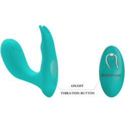 Comprar PRETTY LOVE - IDABELLE VIBRATION & PULSATION CONTROL REMOTO AZUL al mejor precio - Envíos Discretos