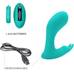 Comprar PRETTY LOVE - IDABELLE VIBRATION & PULSATION CONTROL REMOTO AZUL al mejor precio - Envíos Discretos