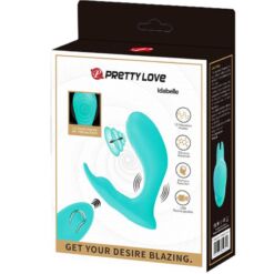 Comprar PRETTY LOVE - IDABELLE VIBRATION & PULSATION CONTROL REMOTO AZUL al mejor precio - Envíos Discretos