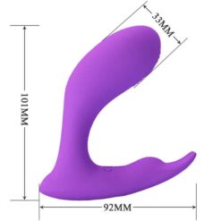Comprar PRETTY LOVE - IDABELLE VIBRATION & PULSATION CONTROL REMOTO VIOLETA al mejor precio - Envíos Discretos
