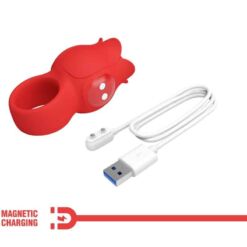 Comprar PRETTY LOVE - JAE VIBRADOR DE DEDO FORMA DE ROSA 10 VIBRACIONES ROJO al mejor precio - Envíos Discretos