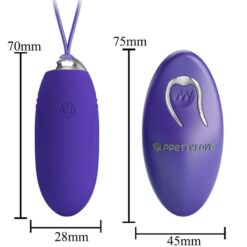 Comprar PRETTY LOVE - JENNY YOUTH HUEVO VIBRADOR CONTROL REMOTO VIOLETA al mejor precio - Envíos Discretos
