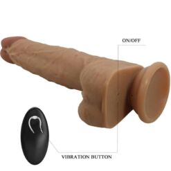 Comprar PRETTY LOVE - JONATHAN DILDO SILICONA 3 VIBRACIONES + 3 MEDIDAS INSERCIÓN CONTROL REMOTO 21 CM al mejor precio - Envíos Discretos