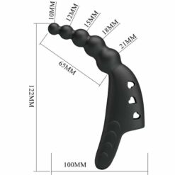 Comprar PRETTY LOVE - JORDIN VIBRADOR DE DEDO 10 VIBRACIONES NEGRO al mejor precio - Envíos Discretos