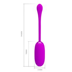 Comprar PRETTY LOVE - JULIUS HUEVO VIBRADOR IMPERMEBLE & RECARGABLE MORADO al mejor precio - Envíos Discretos