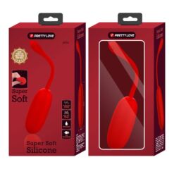 Comprar PRETTY LOVE - JULIUS HUEVO VIBRADOR IMPERMEBLE & RECARGABLE ROJO al mejor precio - Envíos Discretos