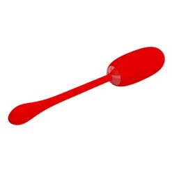 Comprar PRETTY LOVE - JULIUS HUEVO VIBRADOR IMPERMEBLE & RECARGABLE ROJO al mejor precio - Envíos Discretos