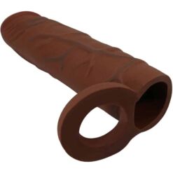 Comprar PRETTY LOVE - KAILE FUNDA PARA PENE CON EXTENSIÓN DE 2.5 CM MULATO al mejor precio - Envíos Discretos