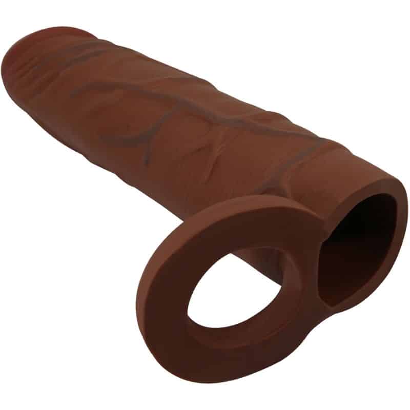 PRETTY LOVE - KAILE FUNDA PARA PENE CON EXTENSIÓN DE 2.5 CM MULATO - piKanteo | Despierta tu lado más piKante Comprar PRETTY LOVE - KAILE FUNDA PARA PENE CON EXTENSIÓN DE 2.5 CM MULATO al mejor precio - Envíos Discretos