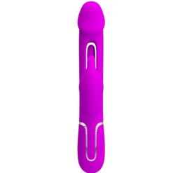 Comprar PRETTY LOVE - KAMPAS VIBRADOR RABBIT 3 EN 1 MULTIFUNCIÓN CON LENGUA FUCSIA al mejor precio - Envíos Discretos