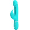 Comprar PRETTY LOVE - KAMPAS VIBRADOR RABBIT 3 EN 1 MULTIFUNCIÓN CON LENGUA VERDE AGUA al mejor precio - Envíos Discretos