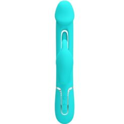 Comprar PRETTY LOVE - KAMPAS VIBRADOR RABBIT 3 EN 1 MULTIFUNCIÓN CON LENGUA VERDE AGUA al mejor precio - Envíos Discretos